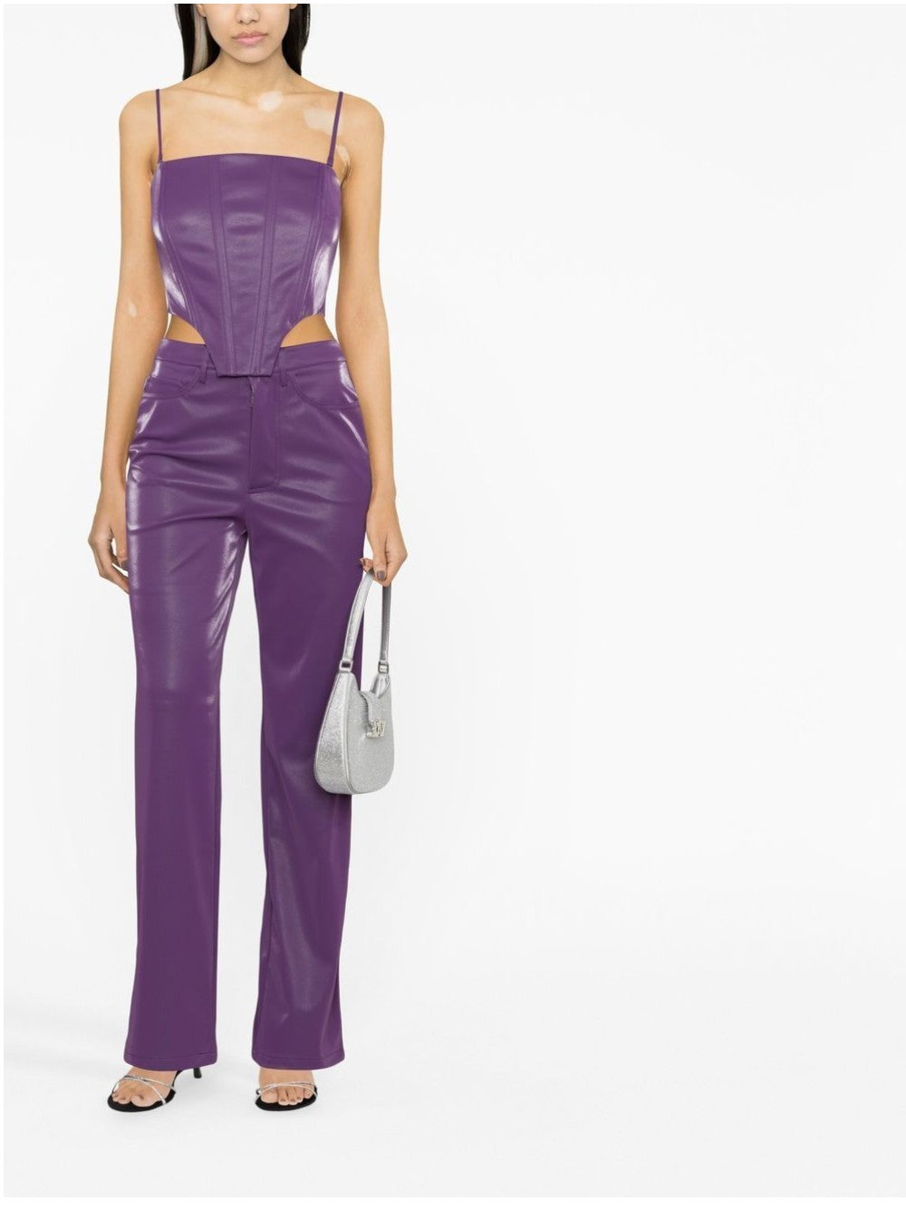 Rotate CORSET TOP Purple