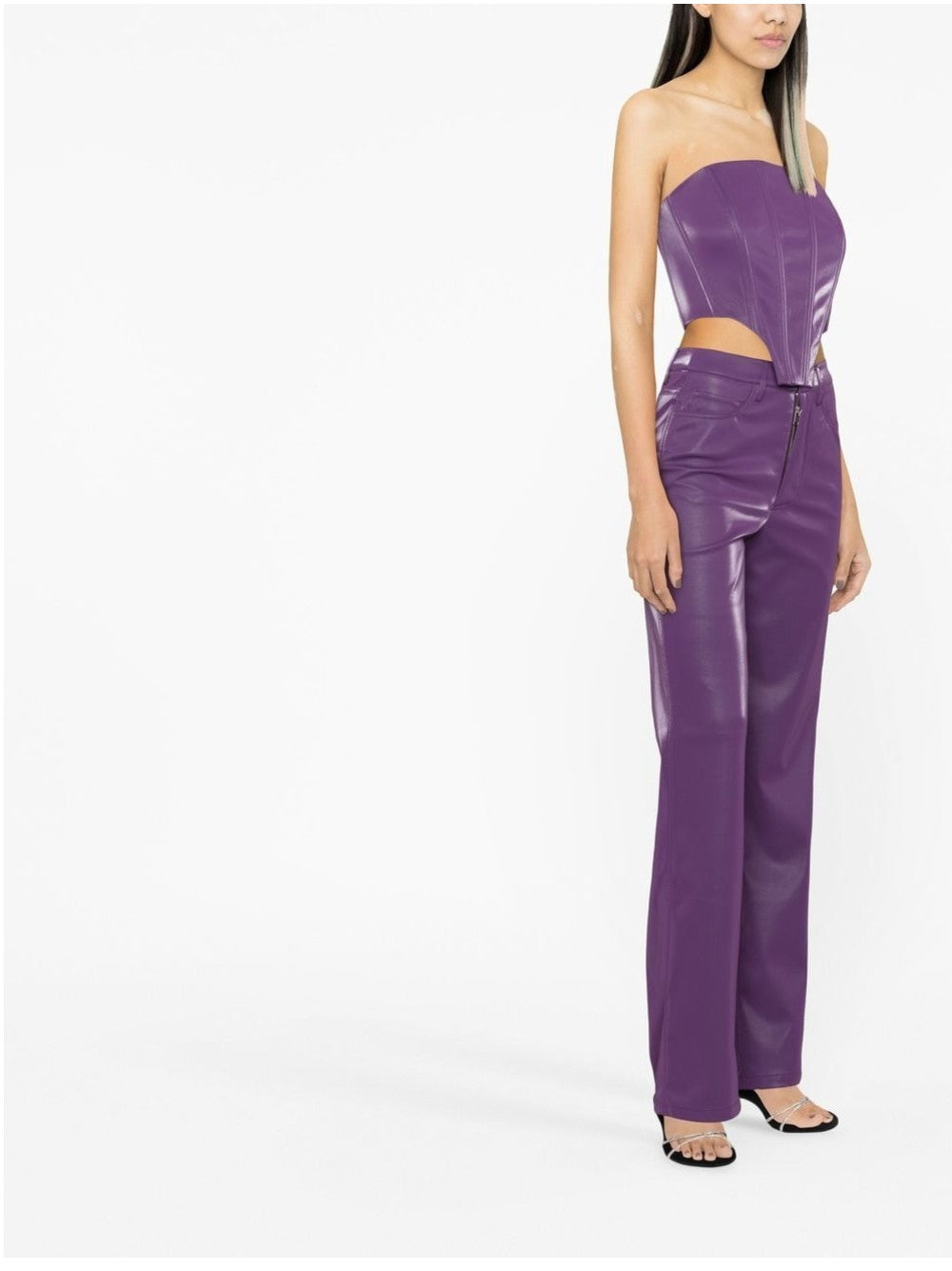 Rotate CORSET TOP Purple