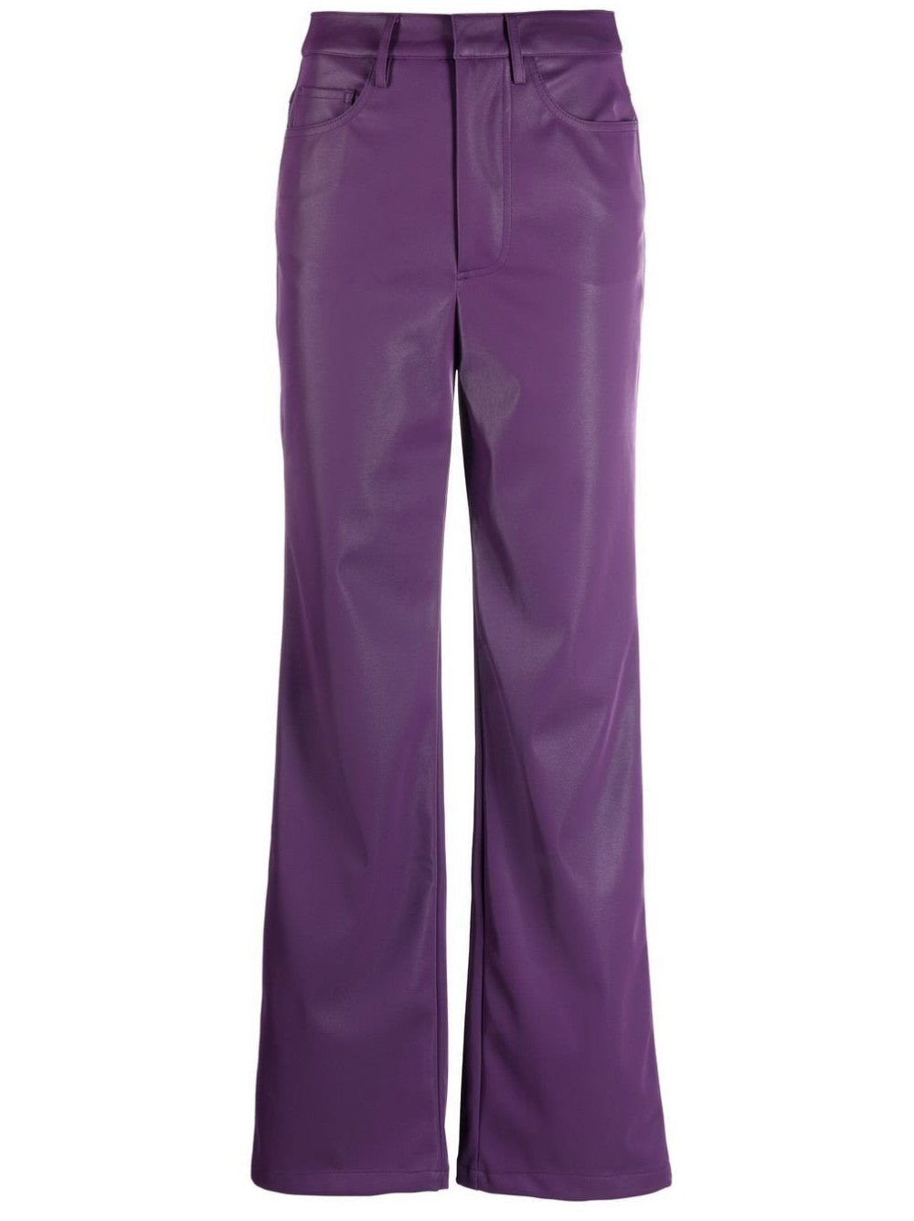 Rotate PANTALONI DRITTI A VITA ALTA Viola