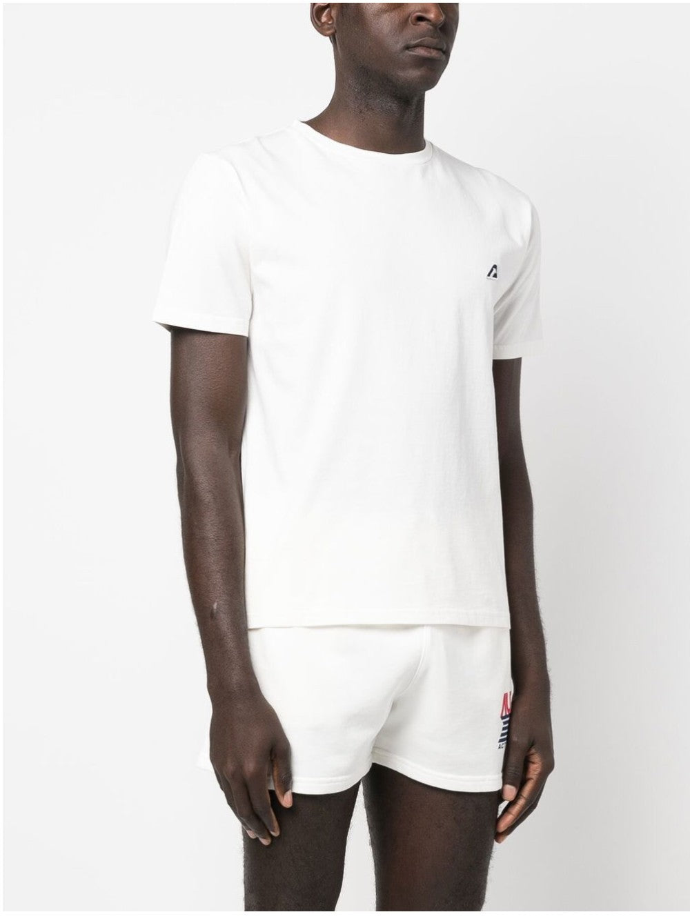Autry T-SHIRT CON LOGO RICAMATO Bianco
