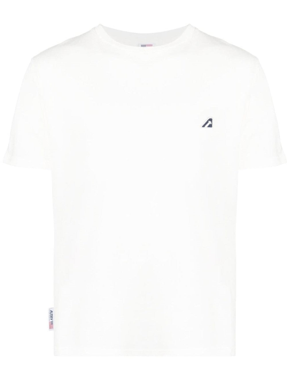 Autry T-SHIRT CON LOGO RICAMATO Bianco