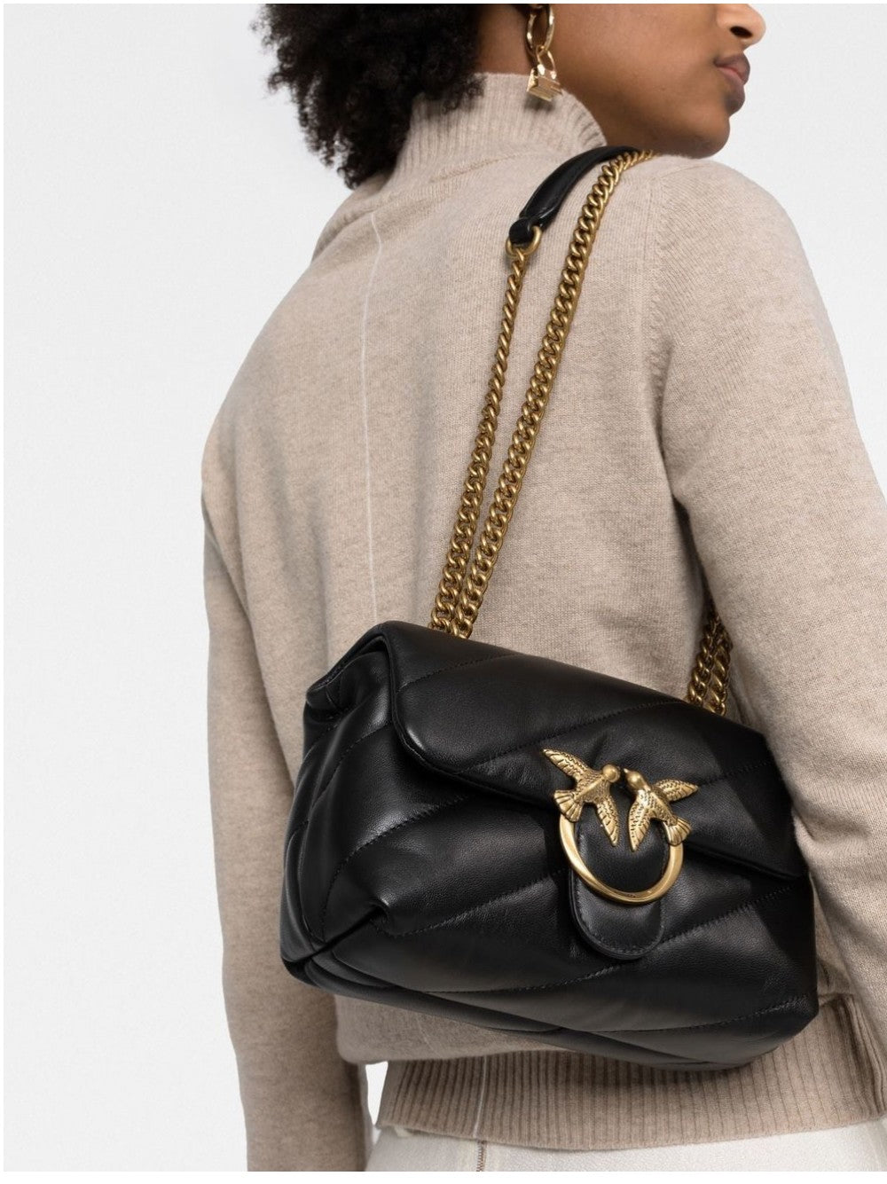 "Pinko BORSA A TRACOLLA "LOVE MINI" Nero"