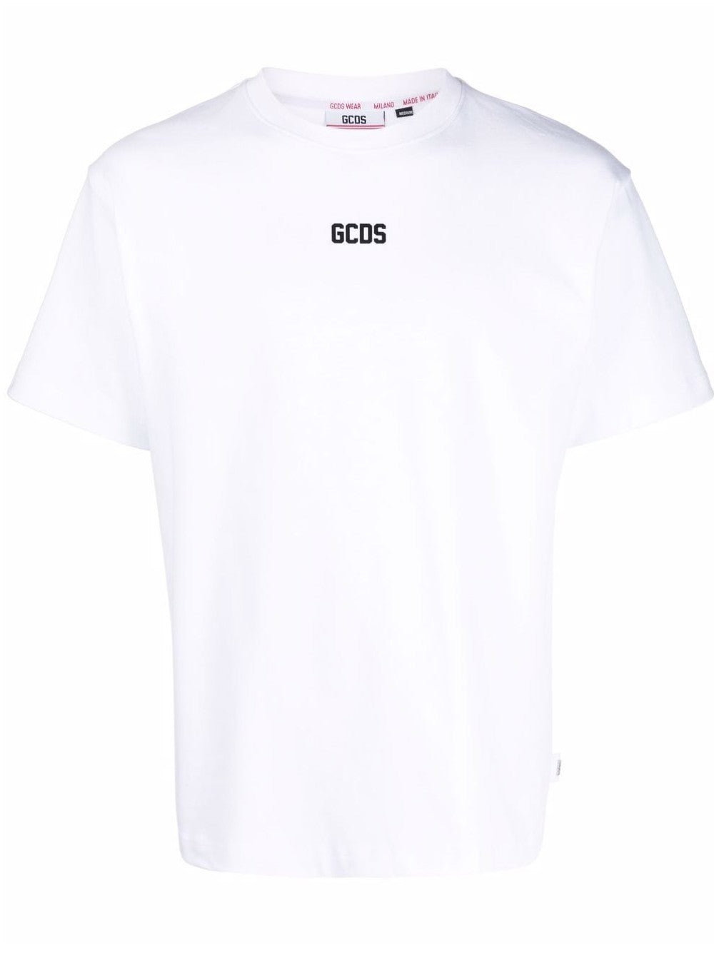 Gcds T-SHIRT CON STAMPA MINI LOGO Bianco