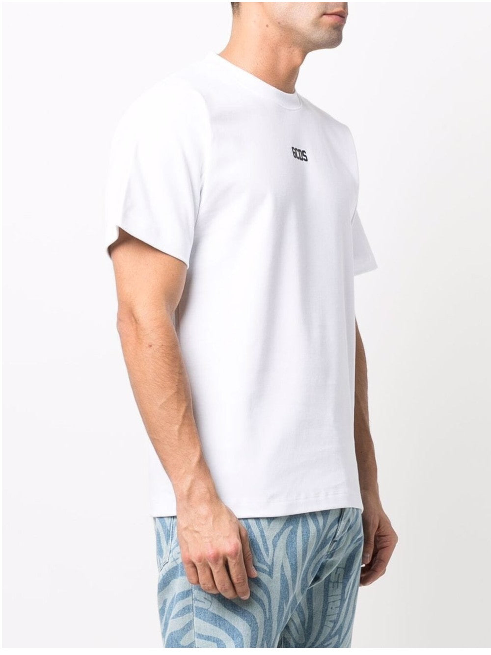 Gcds T-SHIRT CON STAMPA MINI LOGO Bianco