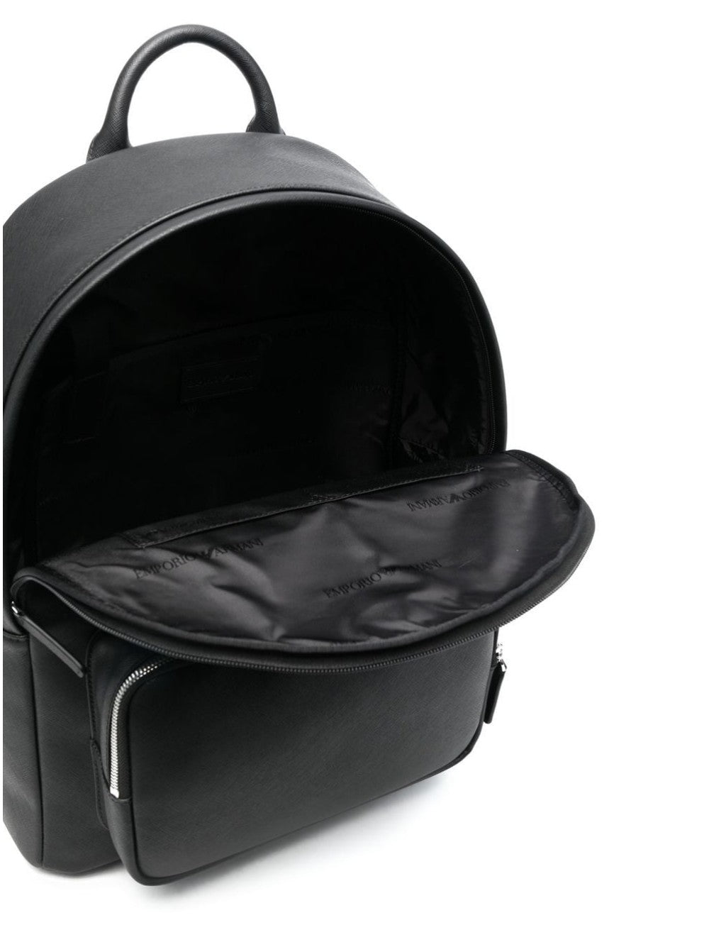 Emporio Armani ZAINO IN PELLE RIGENERATA Nero