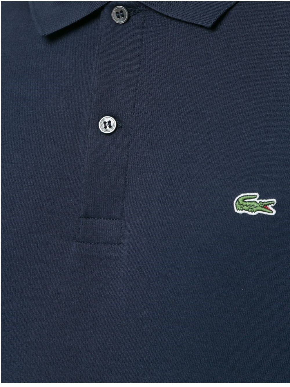 Lacoste POLO WITH LOGO APPLICATION Blue