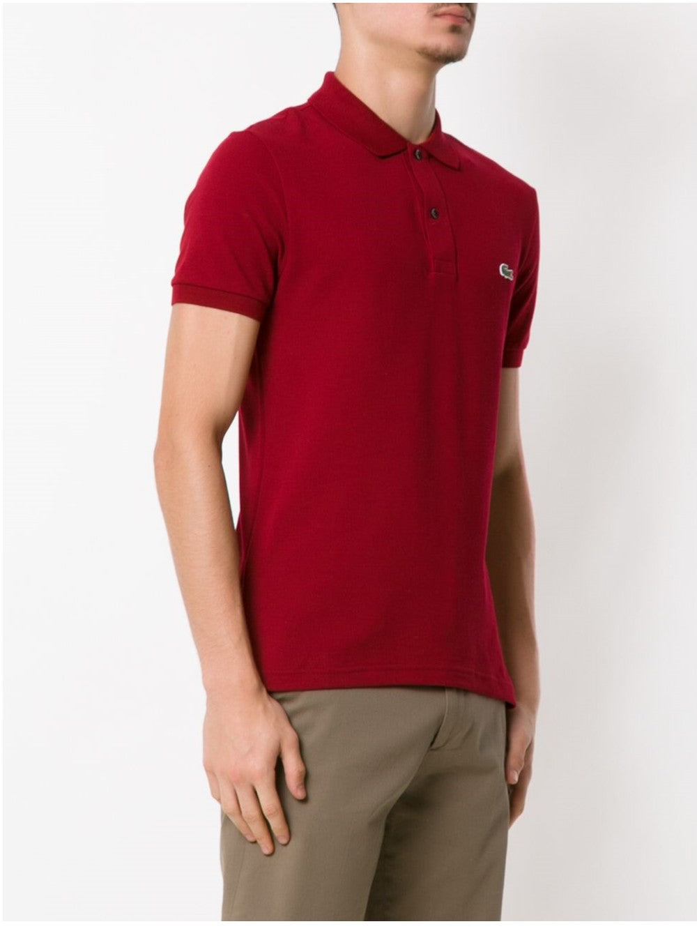 Lacoste POLO CON LOGO RICAMATO Rosso