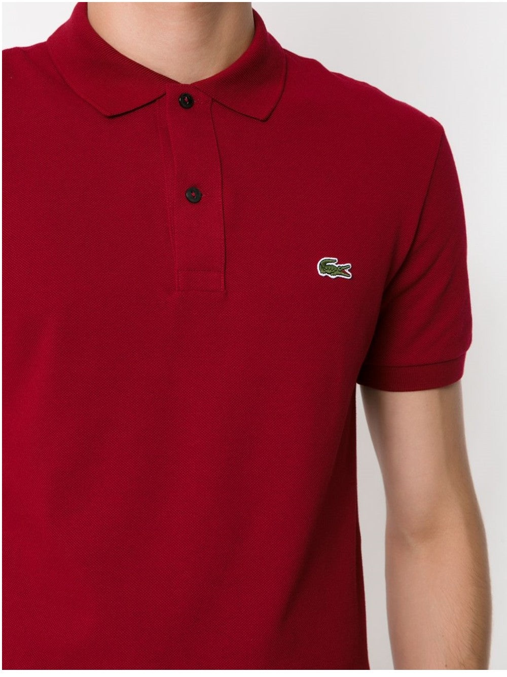 Lacoste POLO CON LOGO RICAMATO Rosso