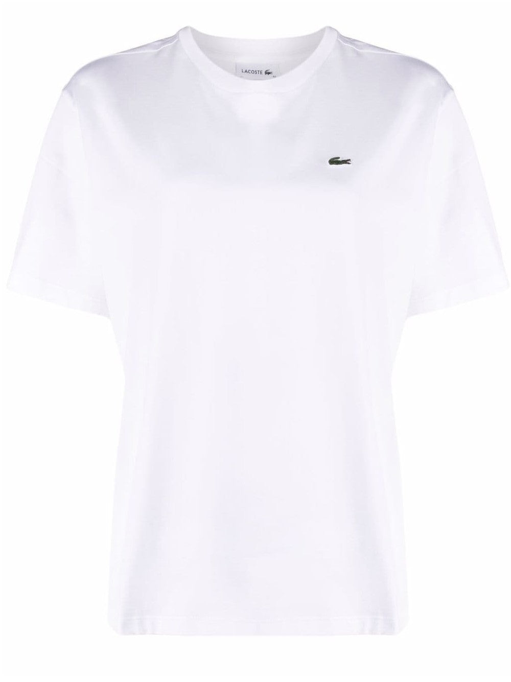 Lacoste T-SHIRT WITH LOGO APPLICATION White
