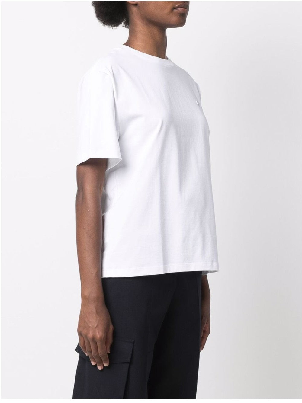 Lacoste T-SHIRT WITH LOGO APPLICATION White