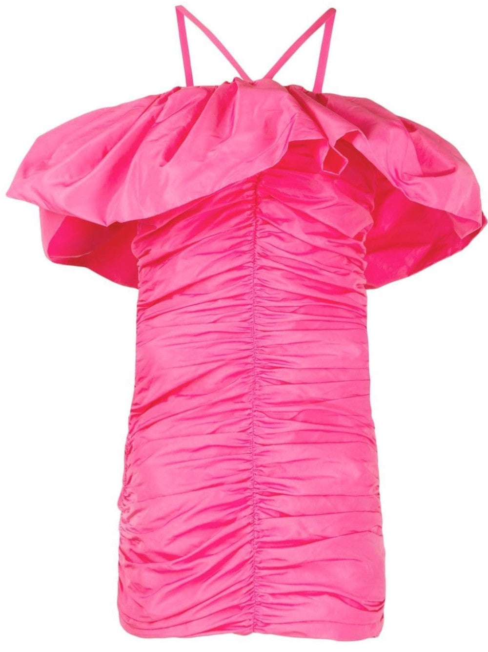 VESTIDO CORTO VOLANTES
