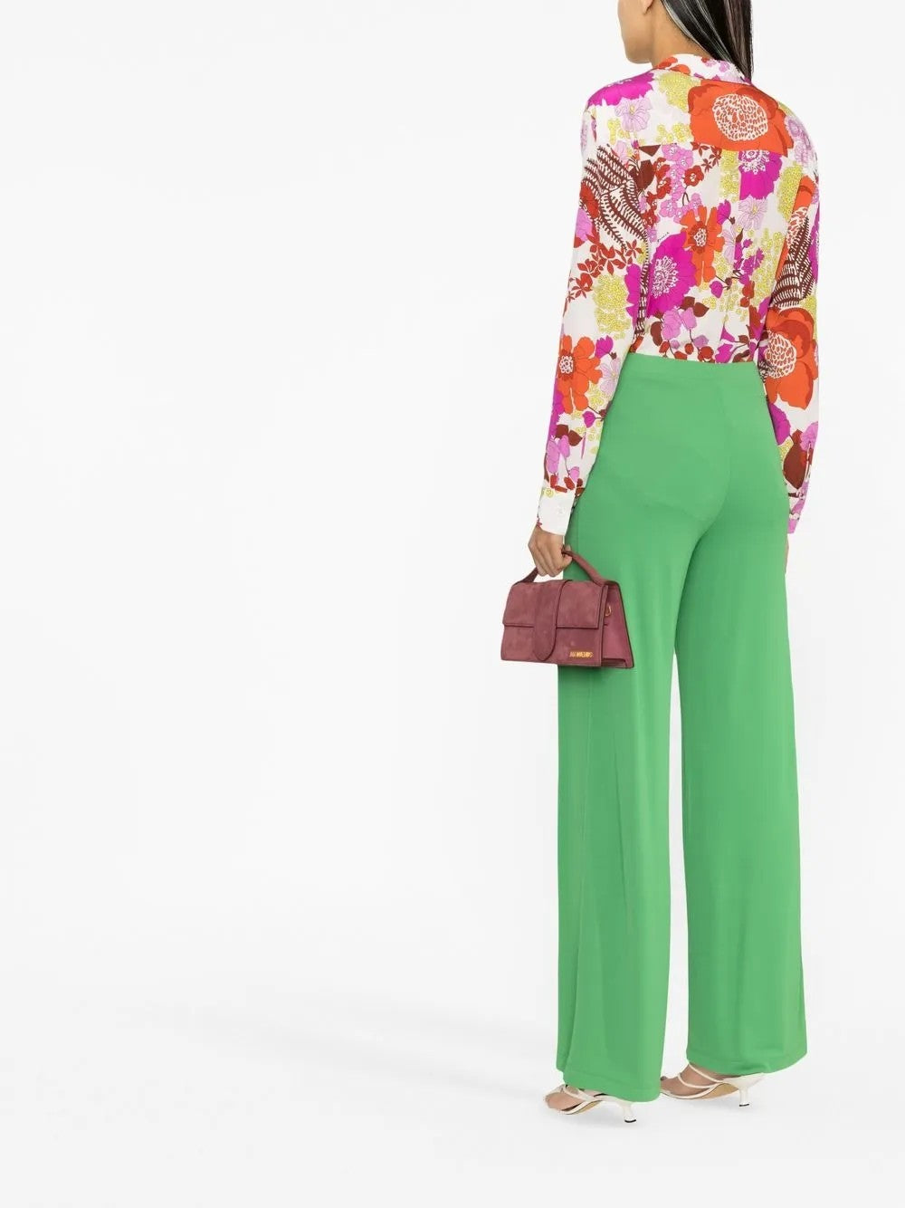 Erika Cavallini PANTALONE IN JERSEY Verde