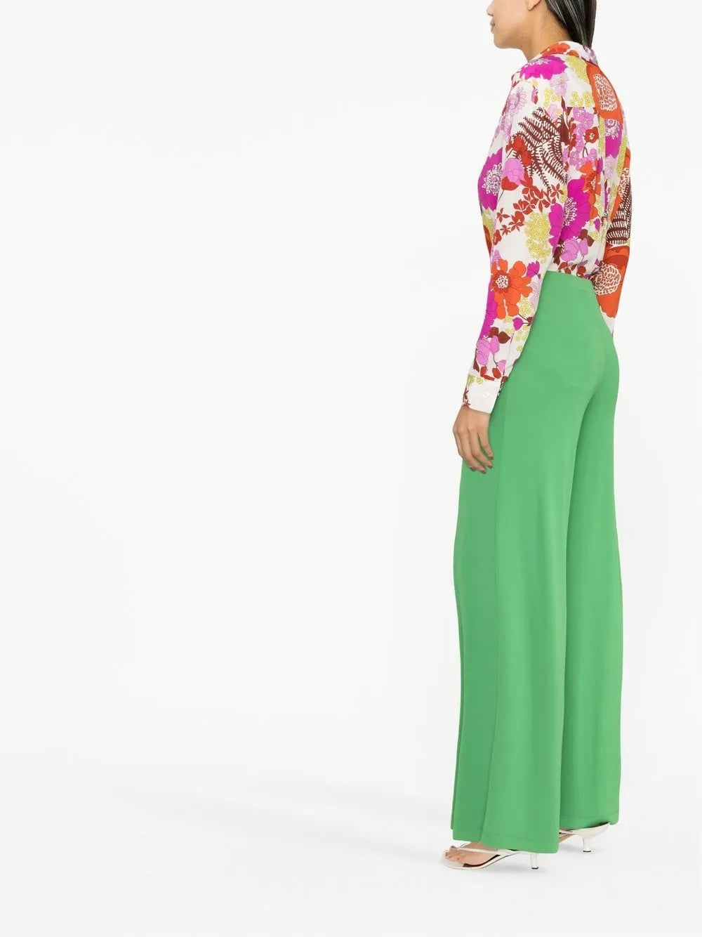 Erika Cavallini PANTALONE IN JERSEY Verde