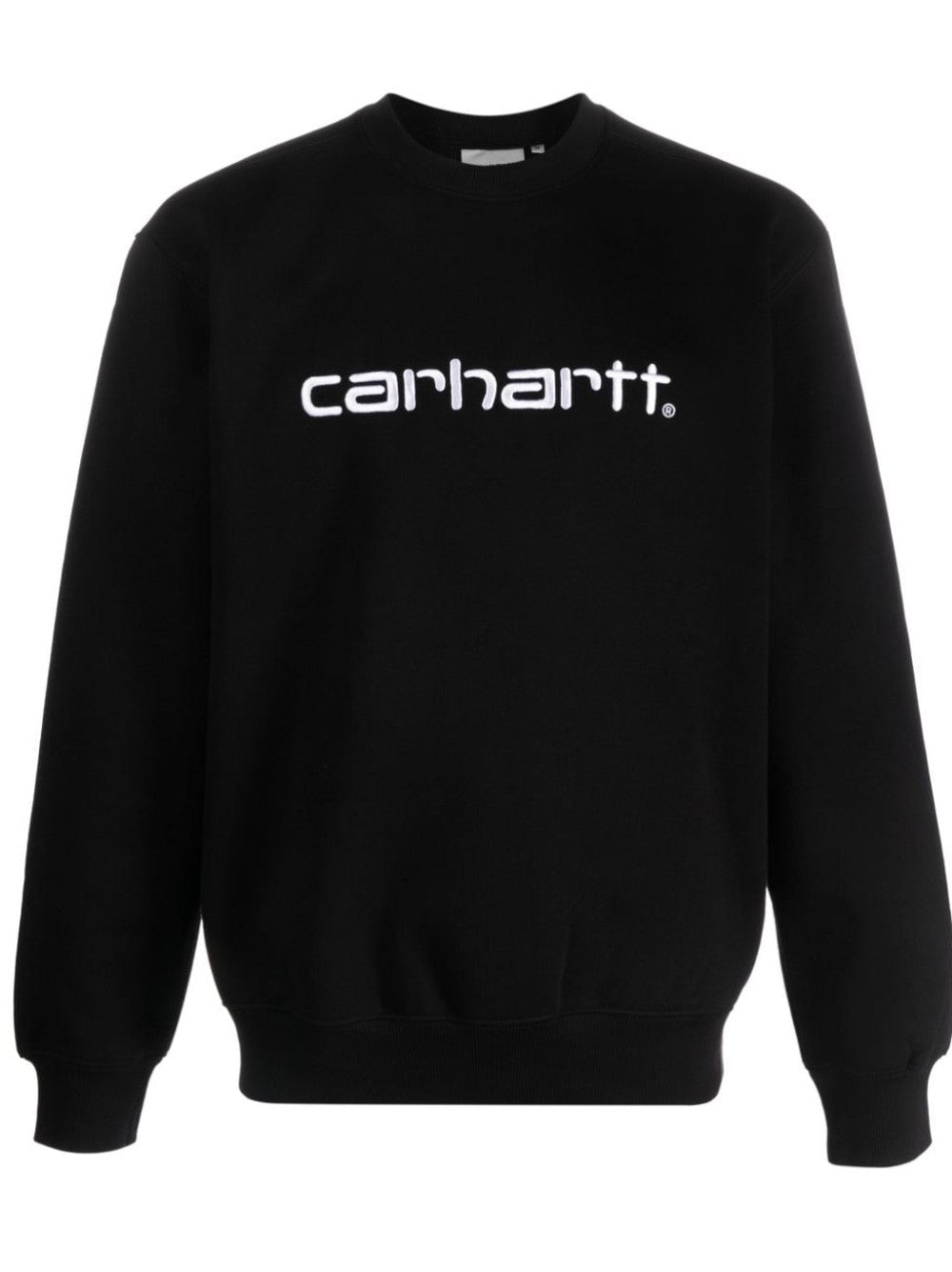 Carhartt Wip FELPA CON LOGO A CONTRASTO Nero
