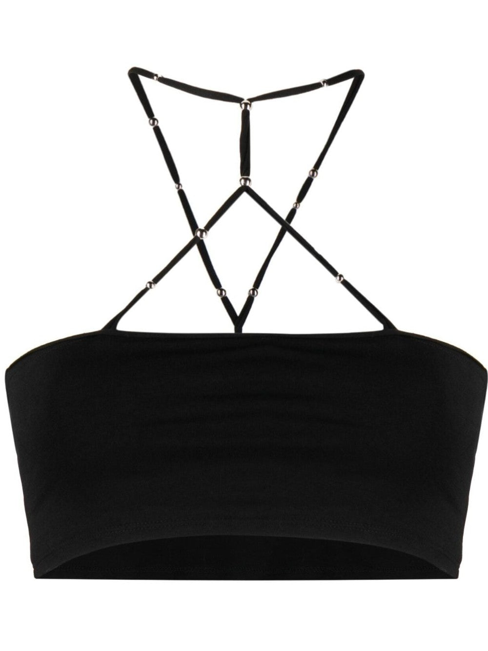 SHORT TOP WITH AMERICAN NECK