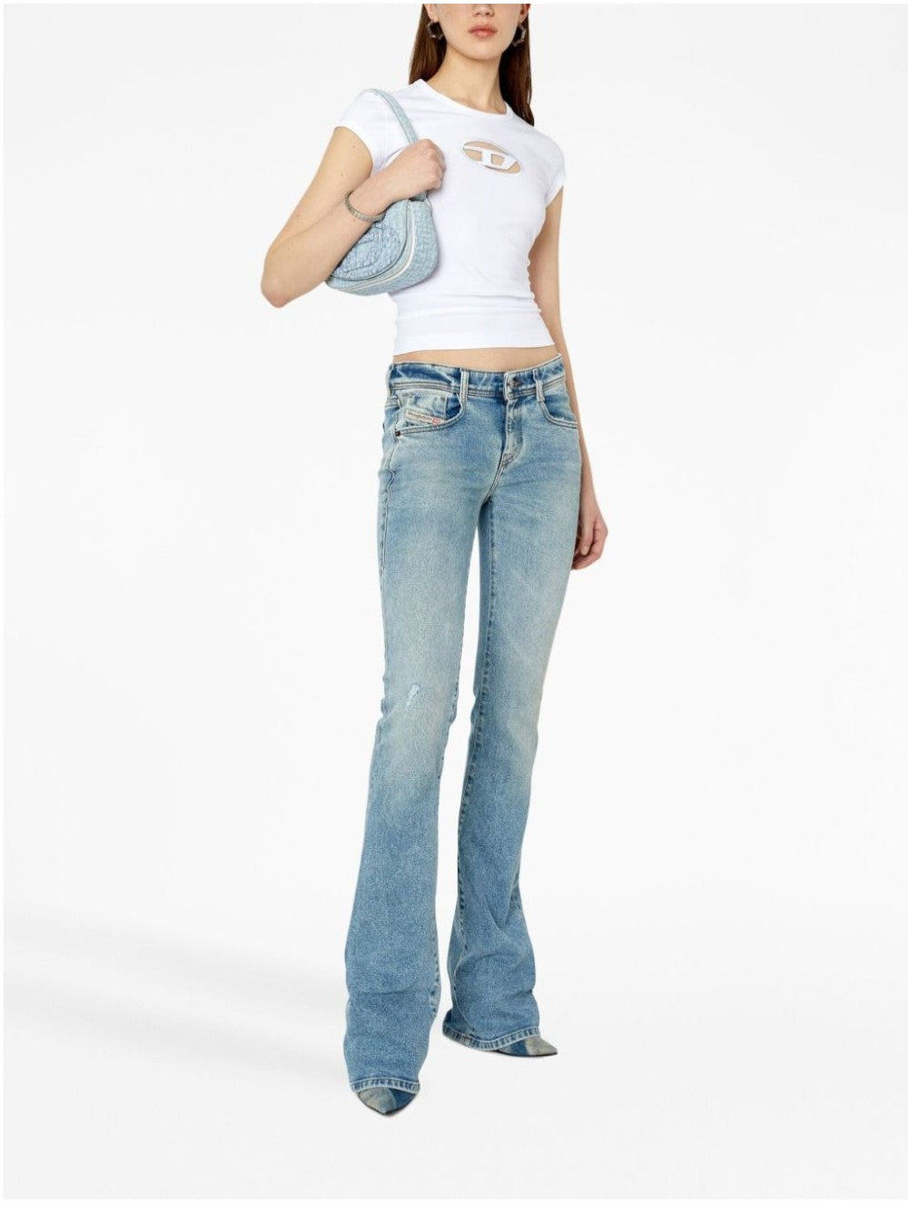 "Diesel T-SHIRT "T-ANGIE" Bianco"