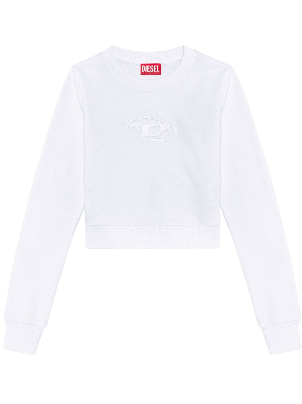Diesel FELPA CON LOGO Bianco