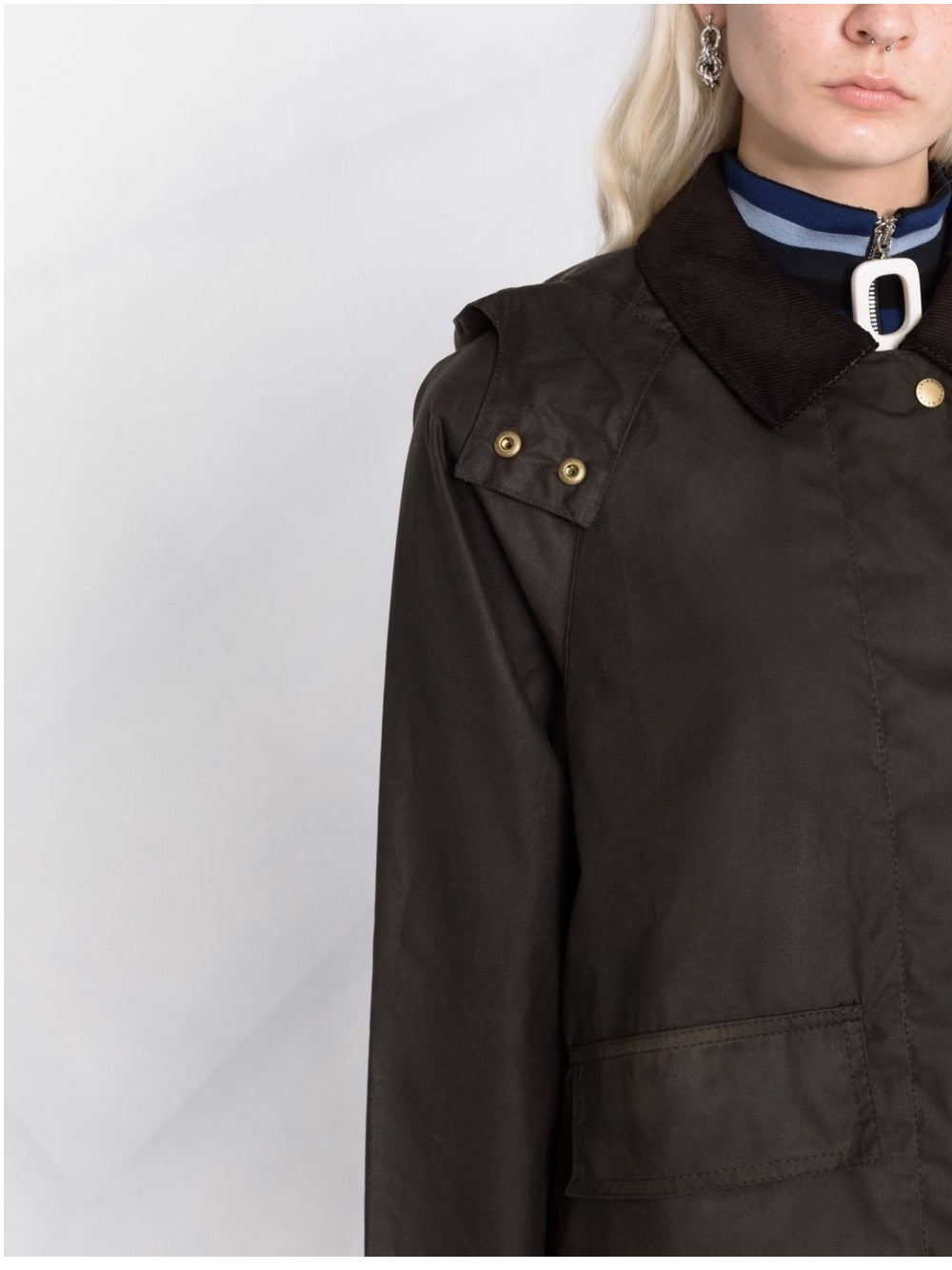 "Barbour GIUBBINO "BEADNELL" MEDIO Verde"