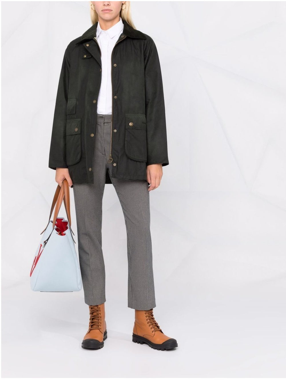"Barbour GIUBBINO "BEADNELL" MEDIO Verde"