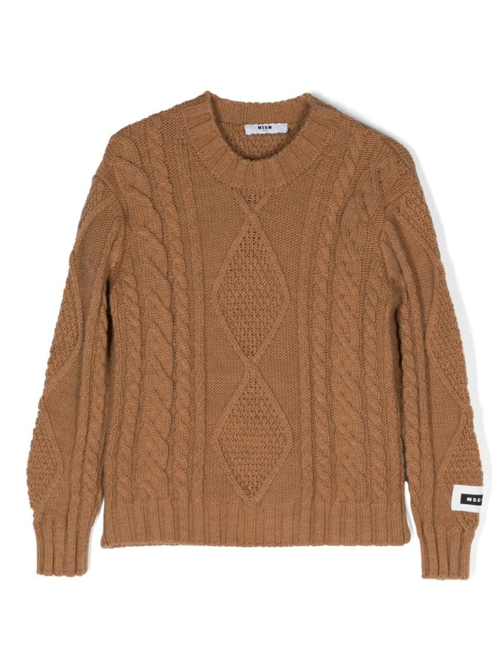 SWEATER WITH BRAIDS
