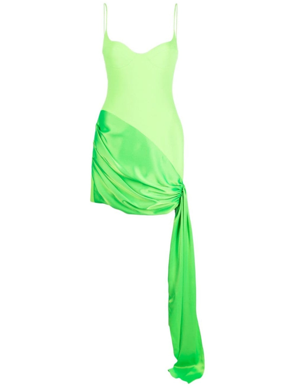 DRAPED MINIDRESS SKIRT