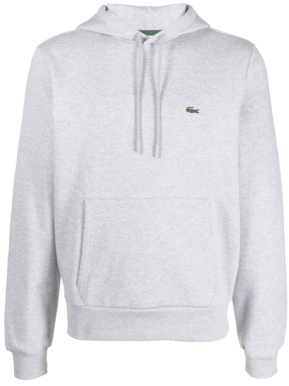 Lacoste FELPA CON LOGO RICAMATO Grigio