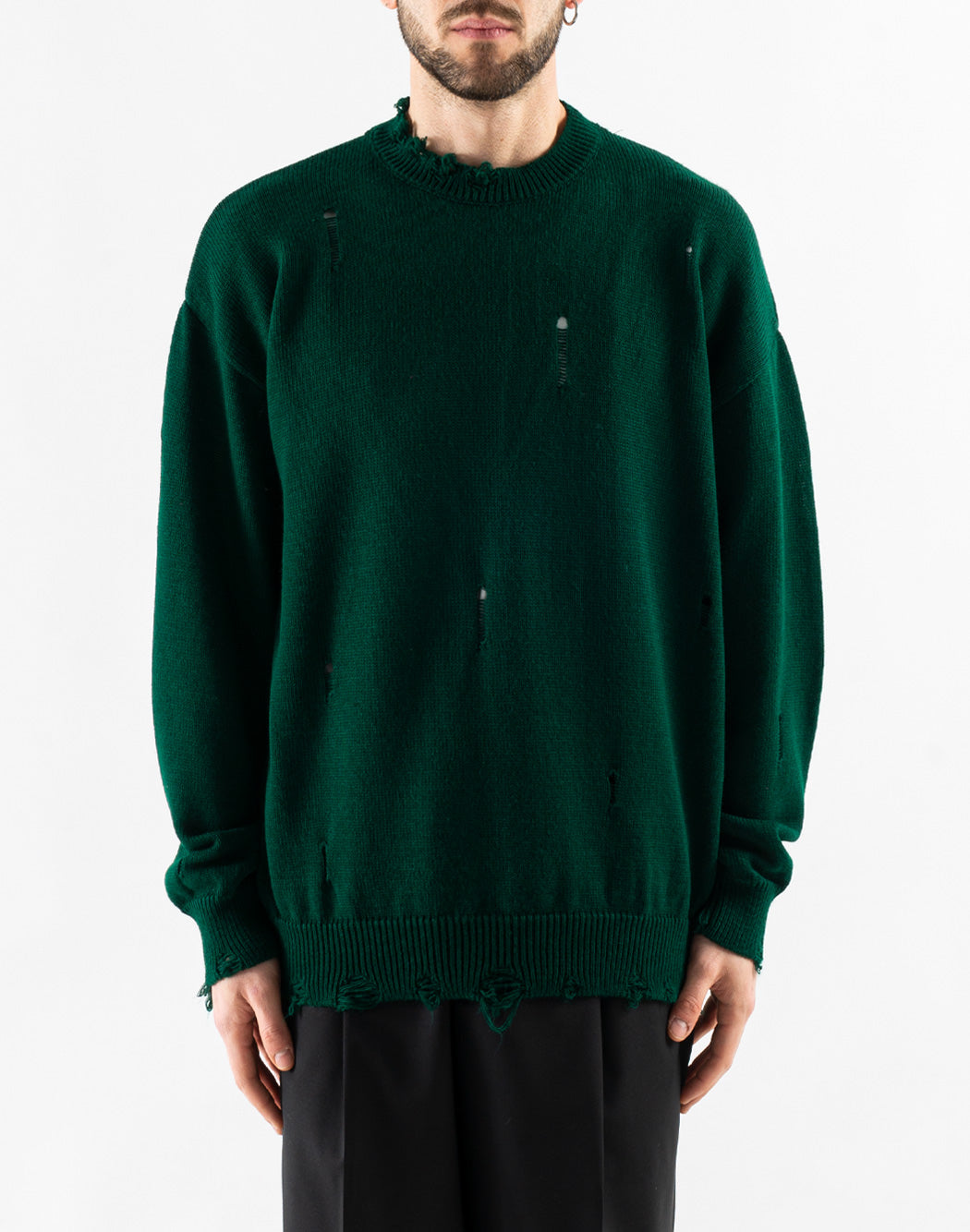 "Corsinelabedoli MAGLIA "MORGAN" Verde"