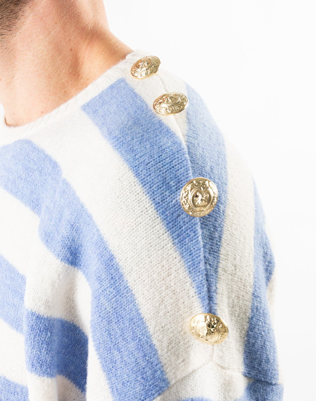 "Corsinelabedoli MAGLIA "JAVIER" Azzurro"