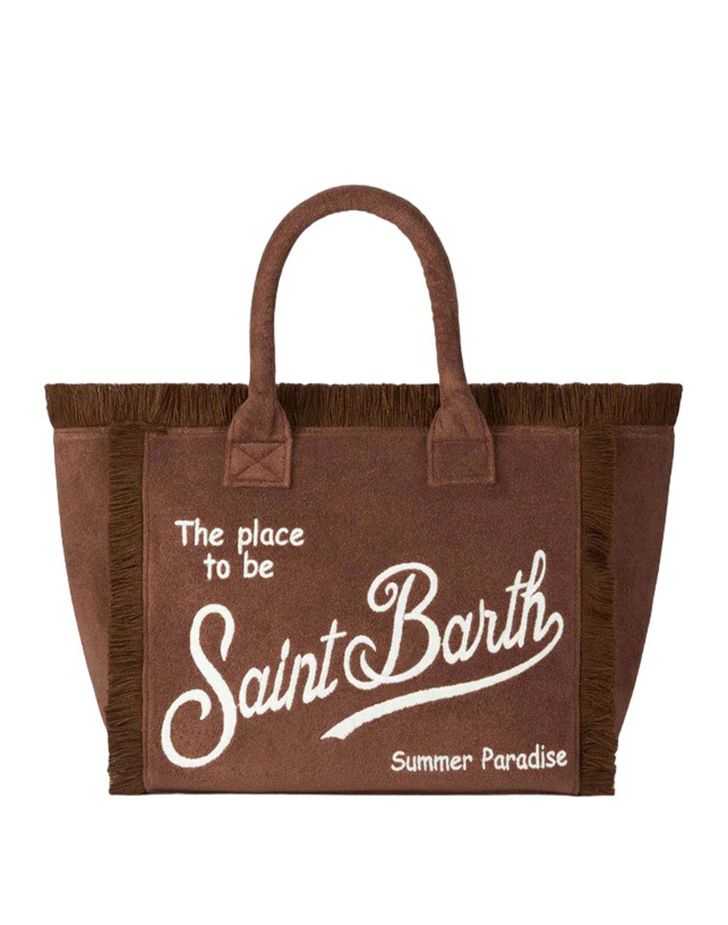 "Mc2 Saint Barth BORSA A MANO "VANITY" Marrone"