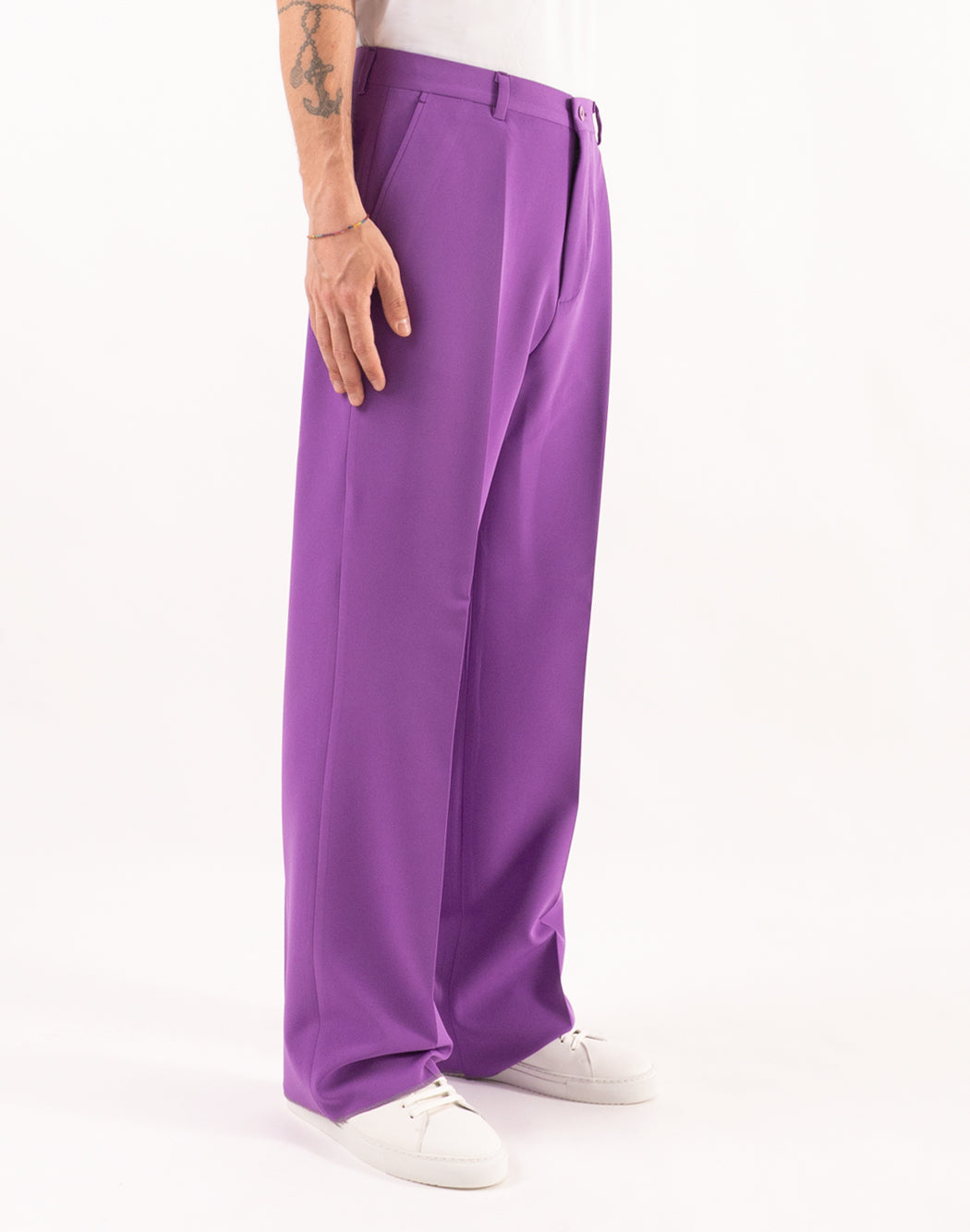 "Corsinelabedoli PANTALONI "CARLO 4" Viola"