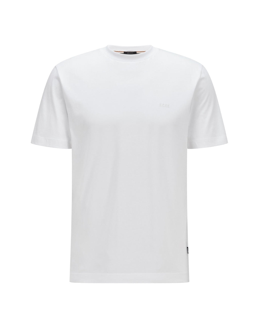 Boss T-SHIRT CON RIGHE SULLA NUCA Bianco