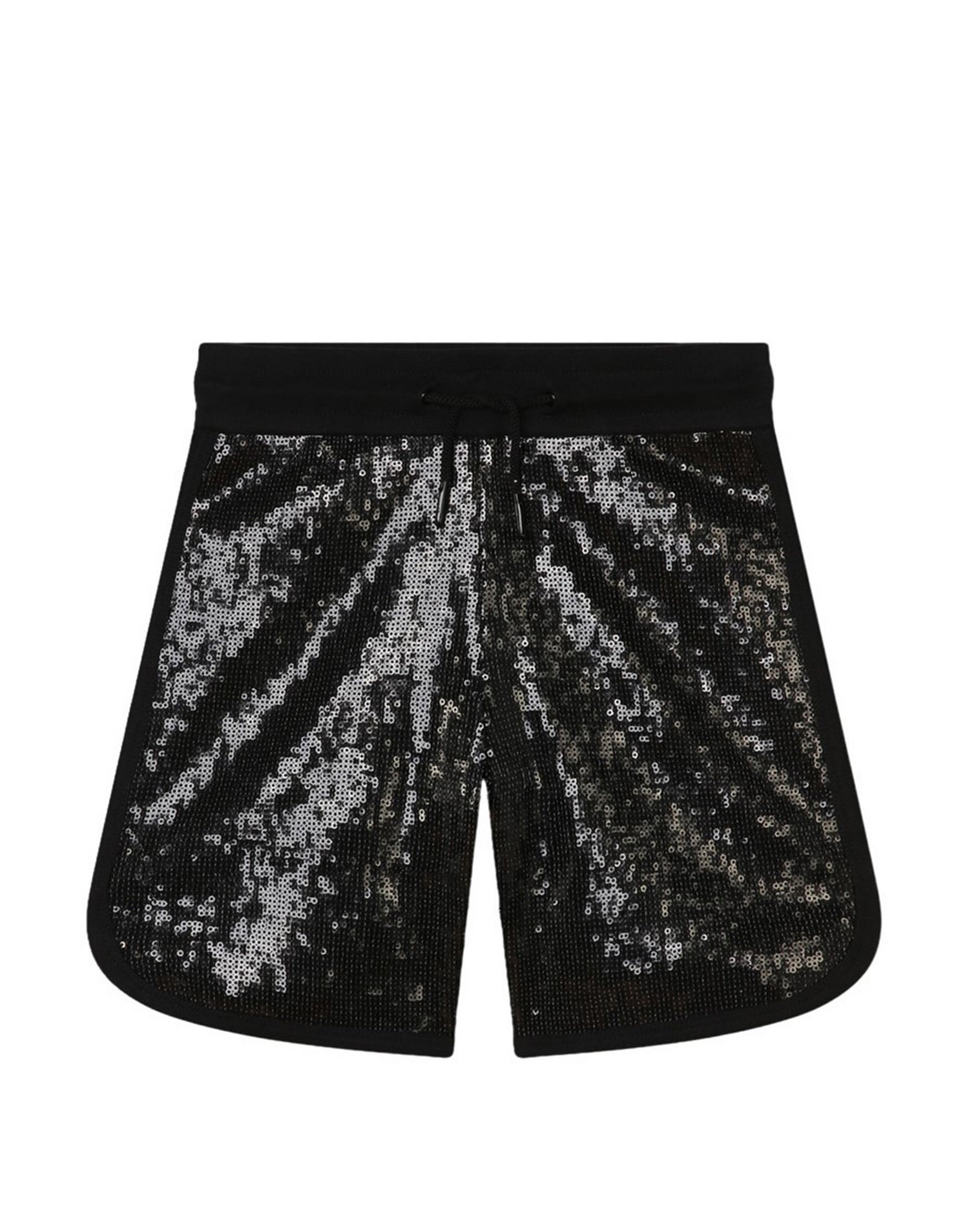 SHORTS IN TESSUTO CON PAILLETTES