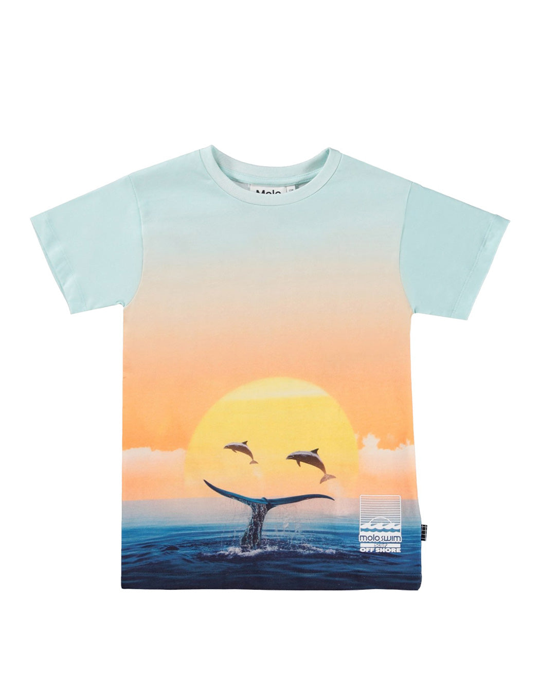 T-SHIRT CON STAMPA "OCEAN SMILE"