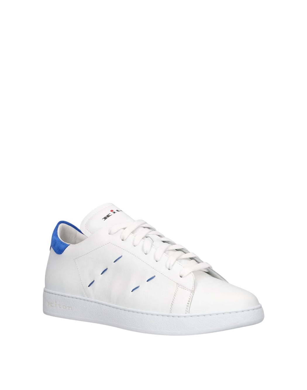 Kiton SNEAKERS CON LINGUETTA LOGATA Bianco