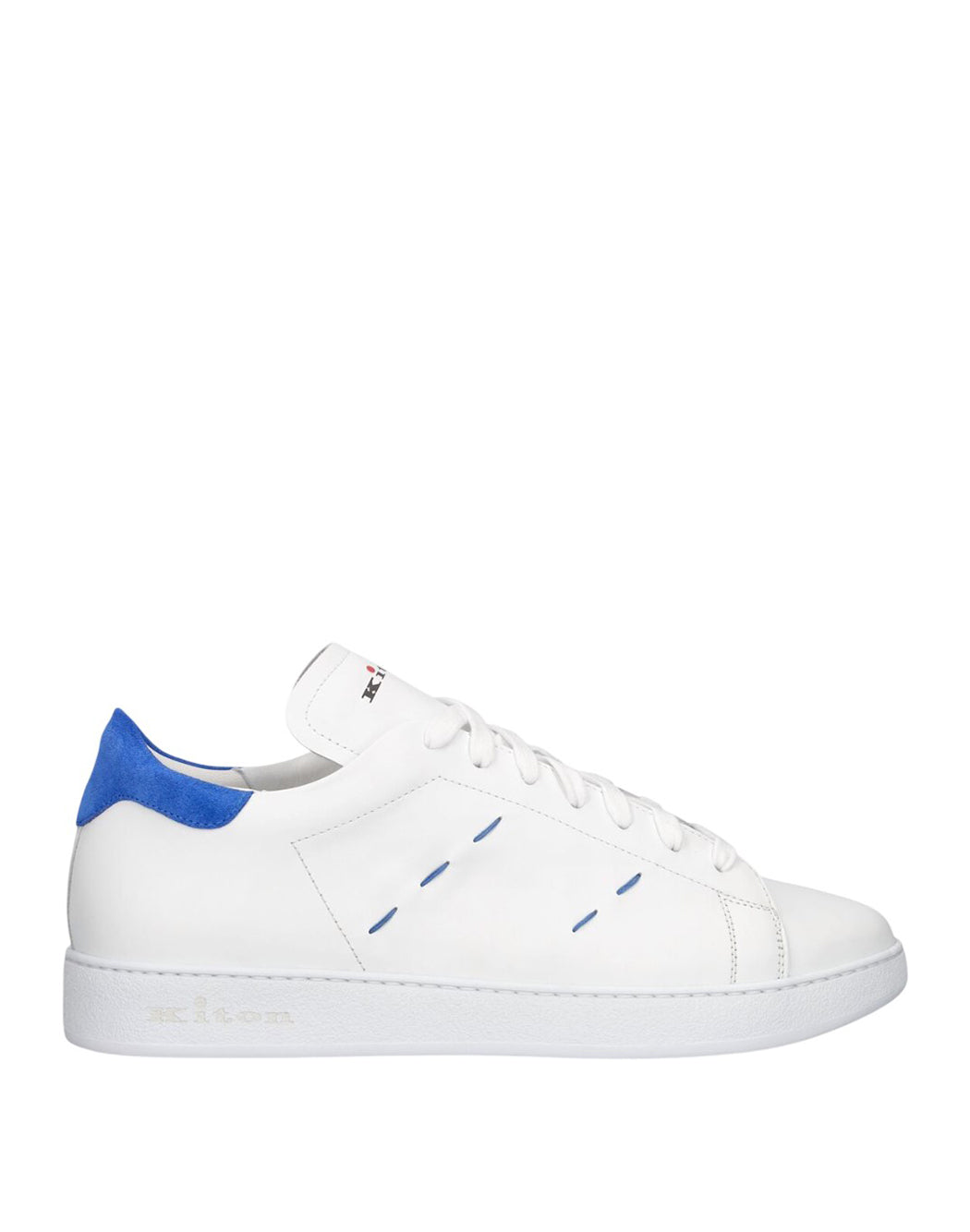 Kiton SNEAKERS CON LINGUETTA LOGATA Bianco