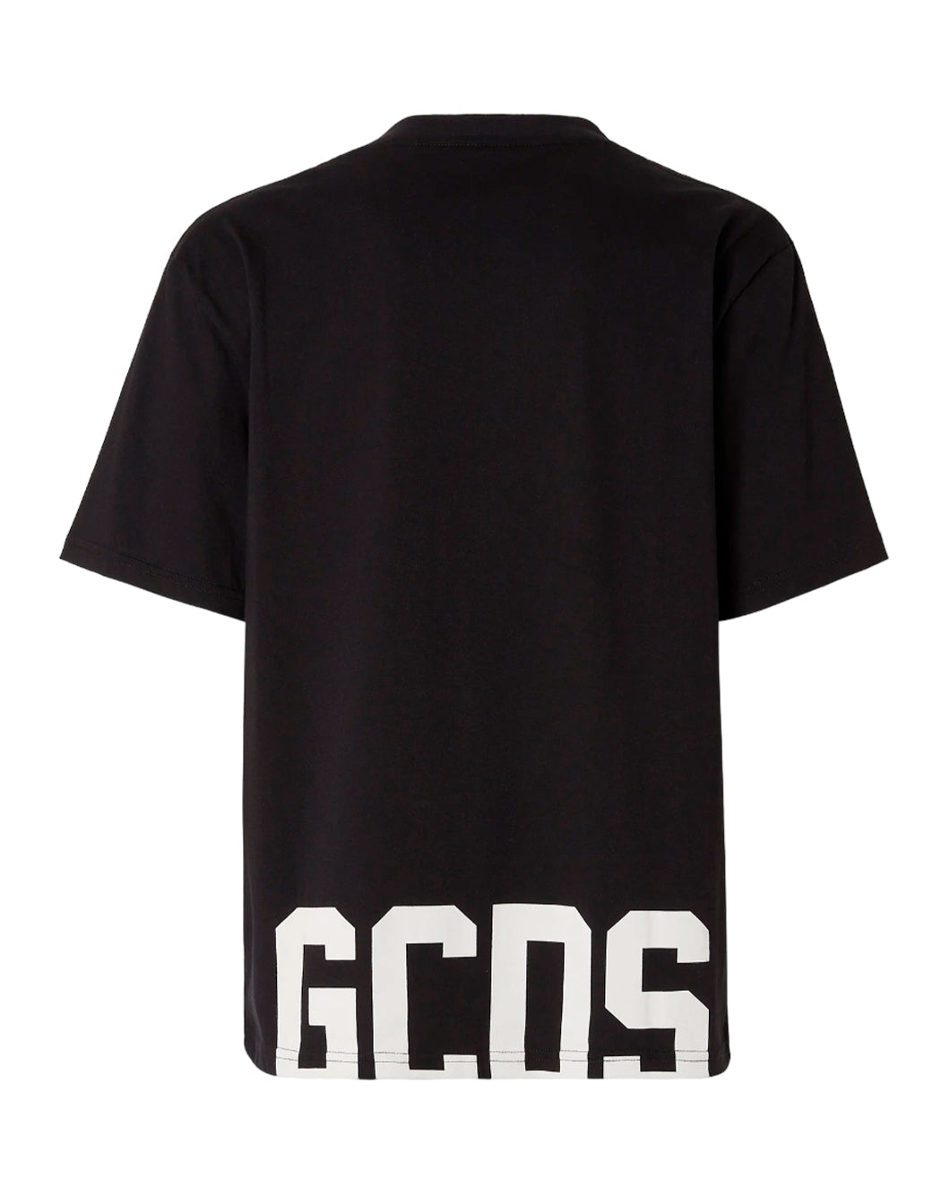 Gcds T-SHIRT CON MINI LOGO A CONTRASTO Nero