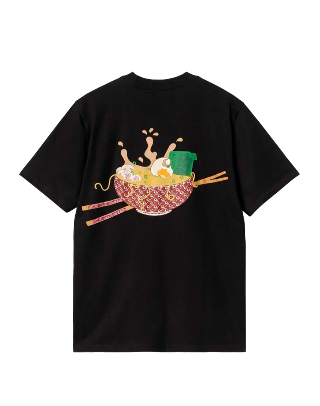 "Carhartt Wip T-SHIRT "NOODLE SOUP" Nero"