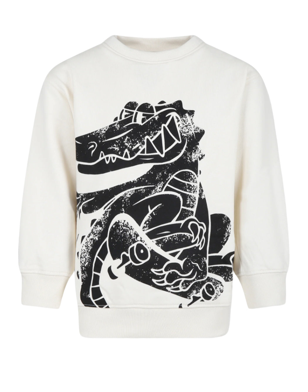 Sweatshirt with front alligator