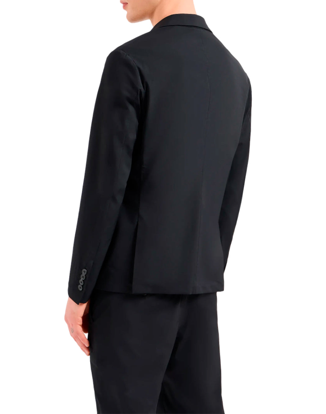 Armani Exchange BLAZER CON LOGO INCISO SUL POLSO Nero