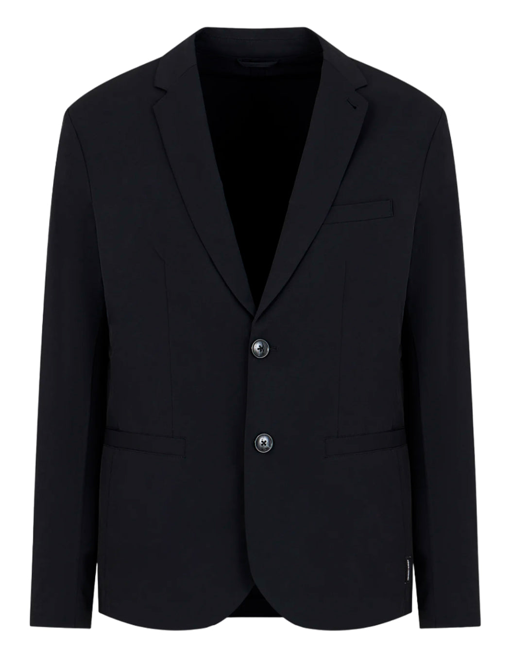 Armani Exchange BLAZER CON LOGO INCISO SUL POLSO Nero