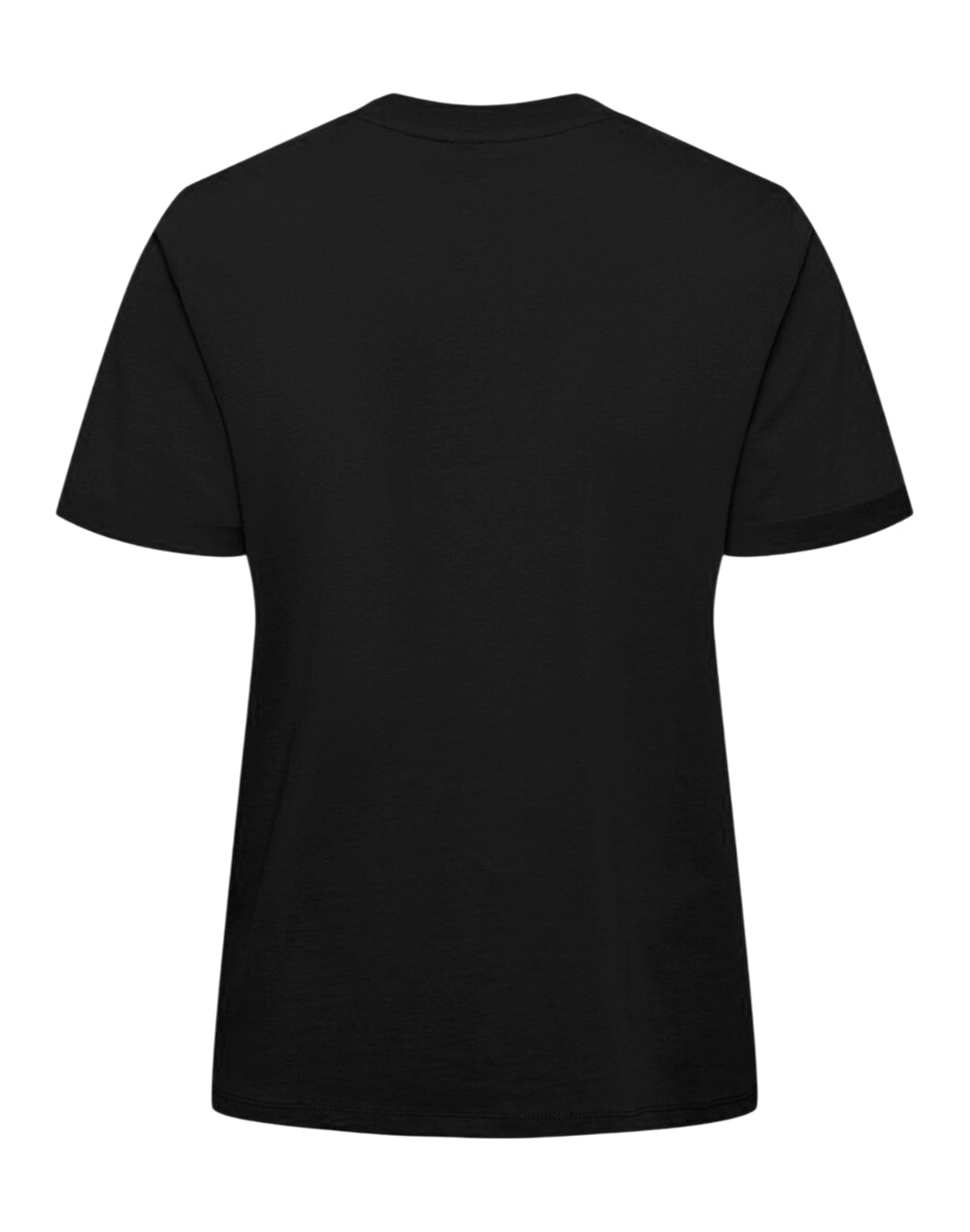 Pieces T-SHIRT IN COTONE BIOLOGICO Nero