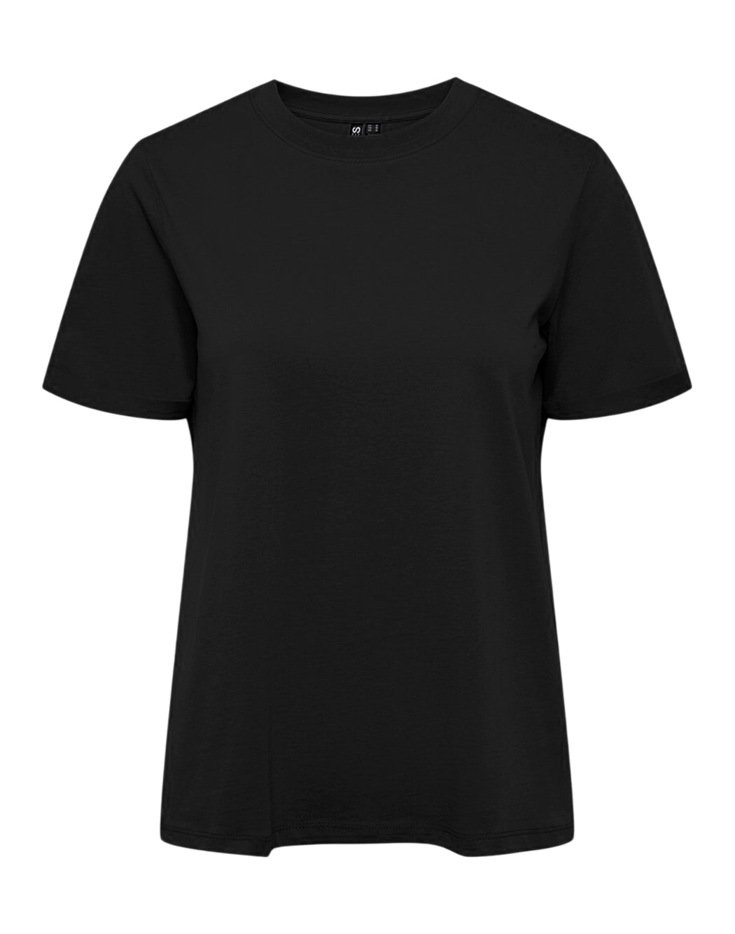Pieces T-SHIRT IN COTONE BIOLOGICO Nero