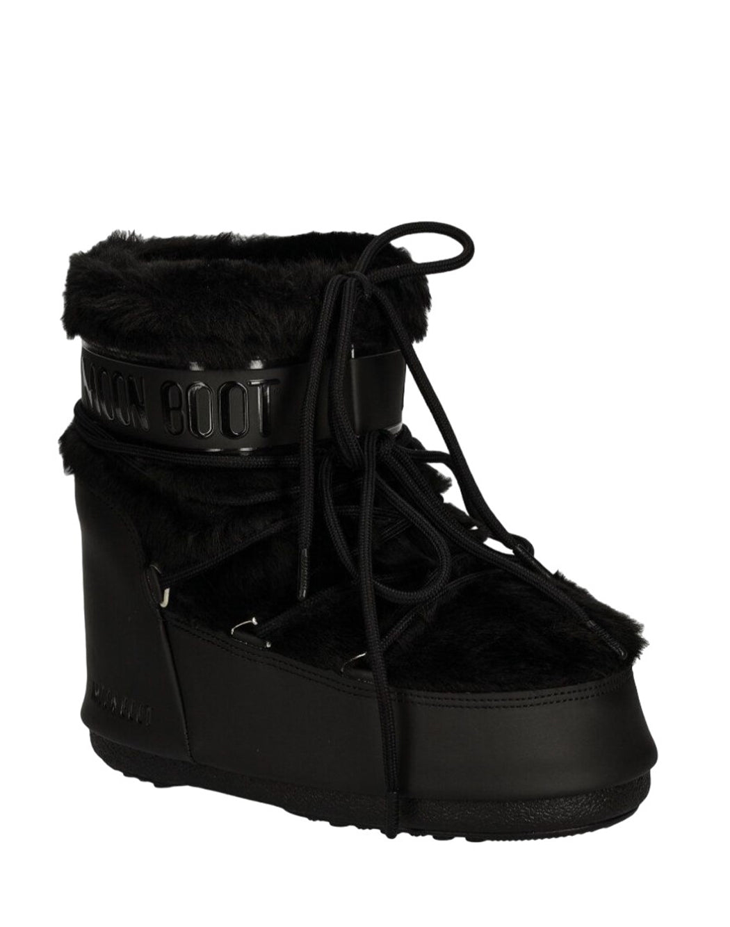"Moon Boot STIVALETTI DA NEVE "ICON FAUX" Nero"