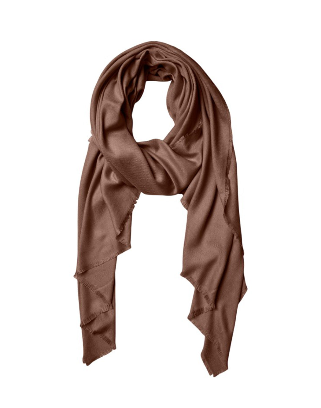 Vero Moda SCIARPA CON MINI FRANGE Marrone