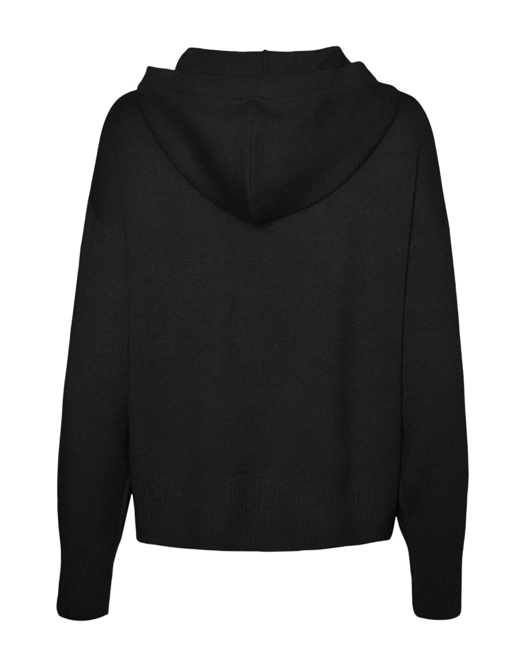 Vero Moda FELPA REGULAR CON CAPPUCCIO Nero