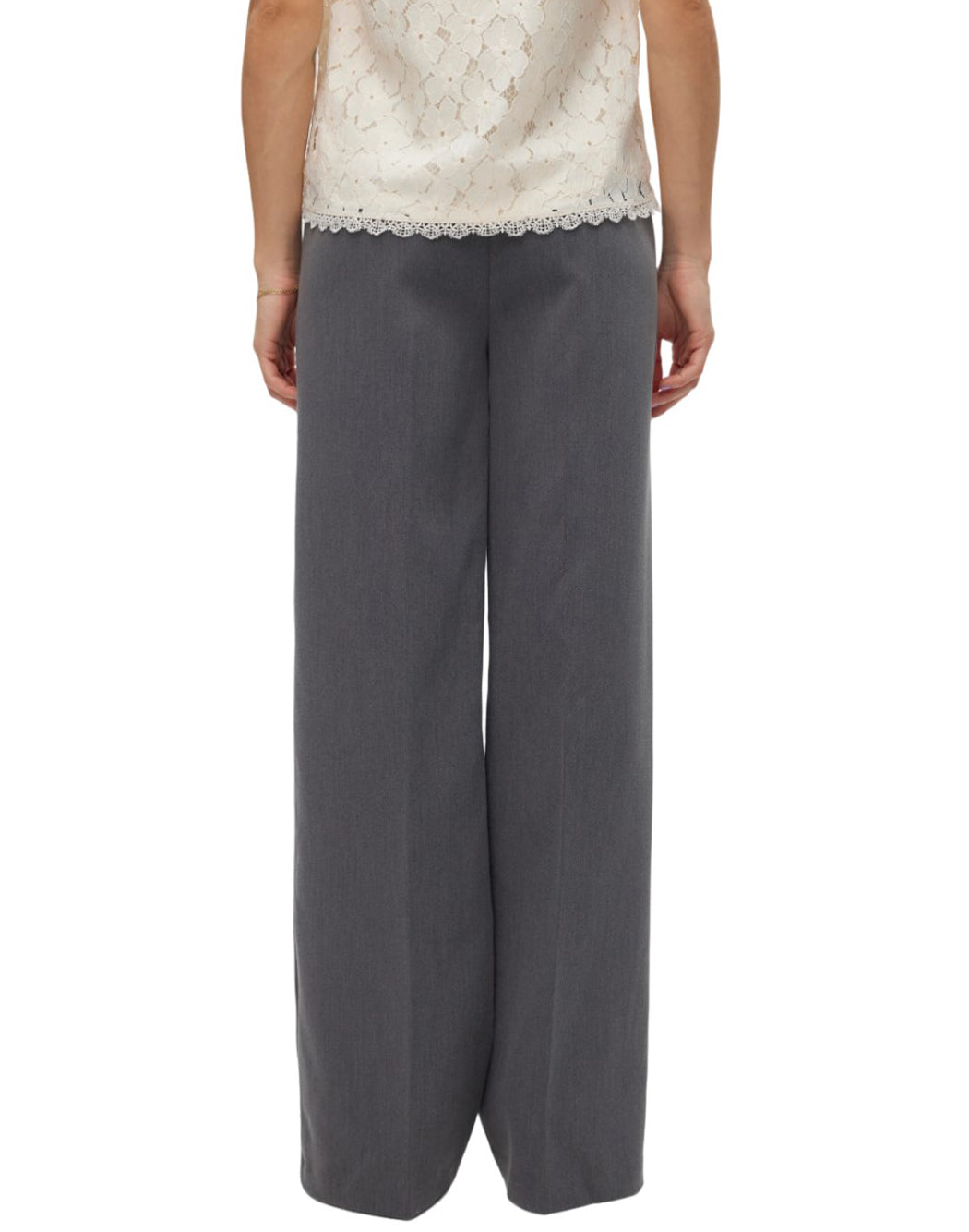 "Vero Moda PANTALONI FLARED "VMBEATE" Grigio"