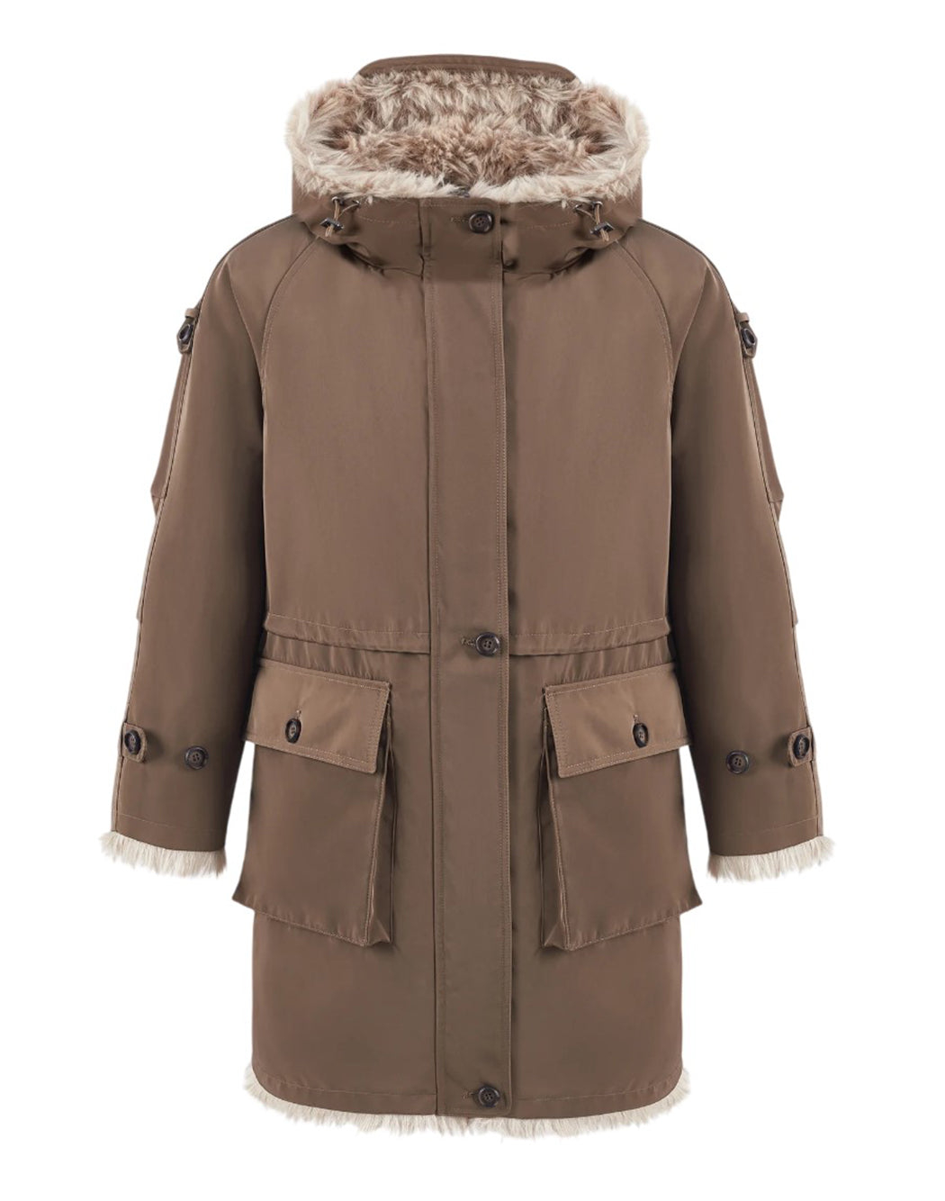 PARKA CON PELLICCIA INTERNA