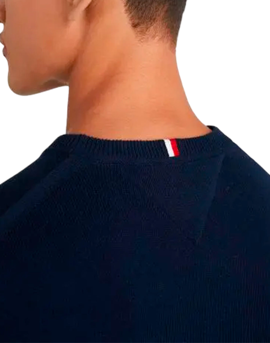 Tommy Hilfiger PULLOVER CON LOGO RICAMATO Blu