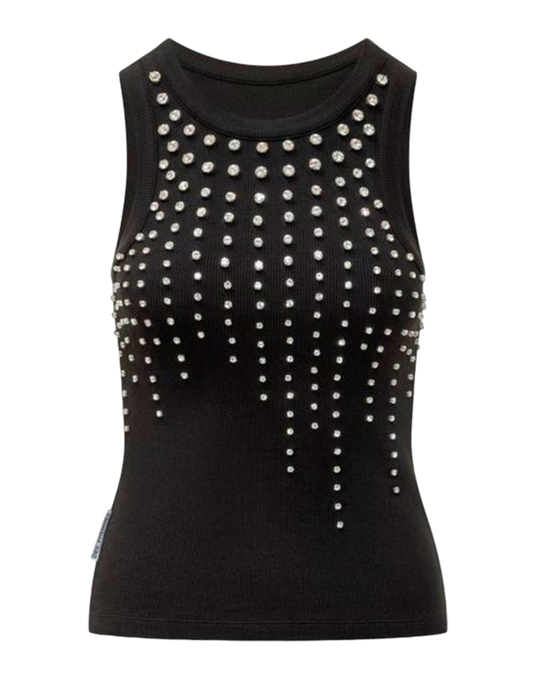 TOP CON STRASS ALL-OVER