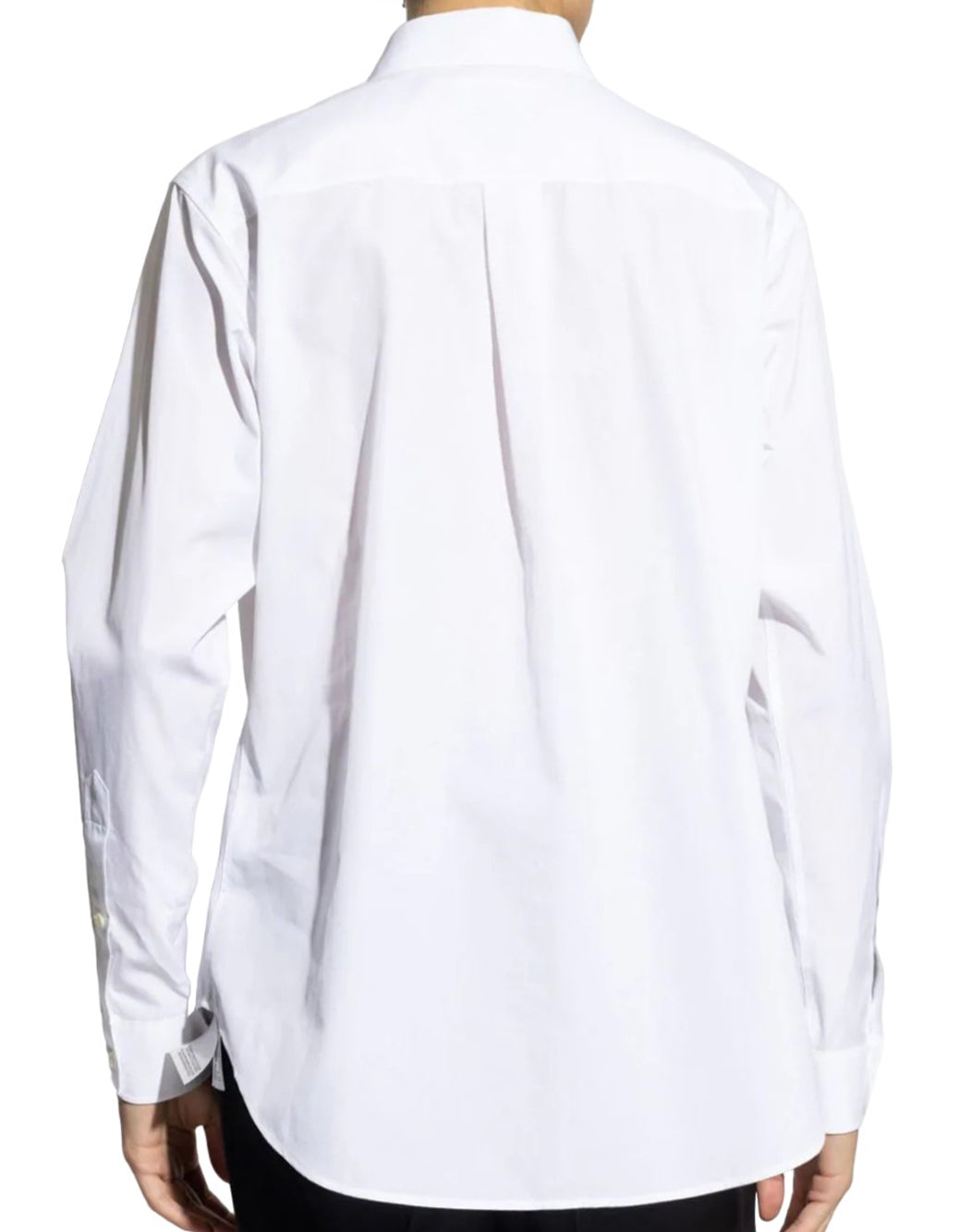 Moschino CAMICIA CON ROSSETTO STAMPATO Bianco